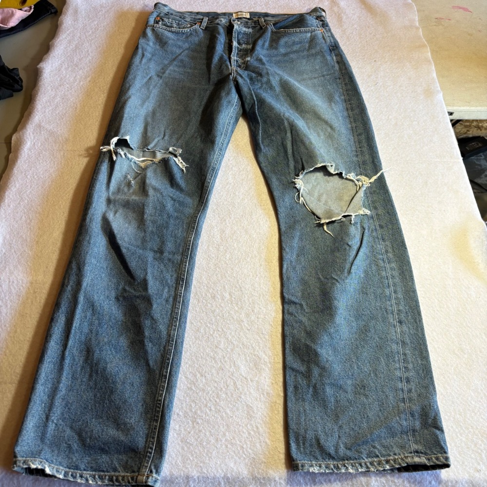 Citizens of Humanity‎ EVA Jeans Relaxed Baggy in Punch Bowl 34x31 Distressed